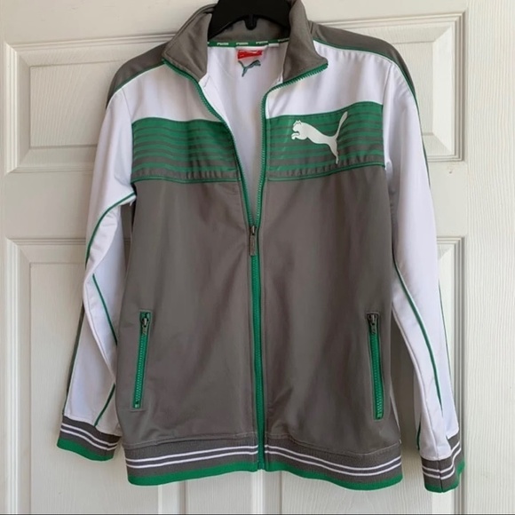 Puma Boys Zip Up Track Jacket - Picture 2 of 5
